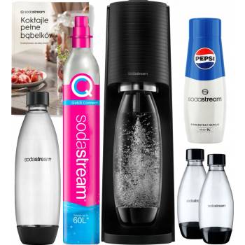 Sodastream Výrobník Sody Terra 3 lahve sirupu Pepsi 440 ml