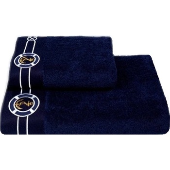 Soft Cotton Osuška MARINE MAN Tmavě modrá 580 gr / m2 Česaná prémiová 100% 85 x 150 cm