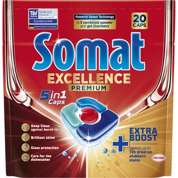 Somat Excellence 4v1 tablety do myčky 20 ks