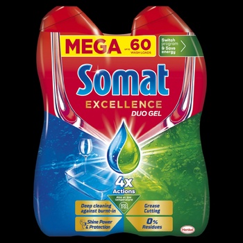 Somat Excellence Duo Gel 2 x 540 ml 60 PD
