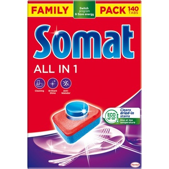 Somat tablety do myčky All-in-1 140 ks