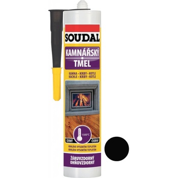 SOUDAL kamnářský tmel 310g černý