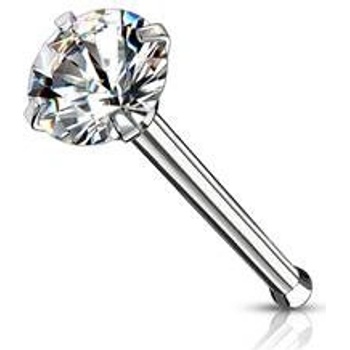 Šperky4U piercing do nosu čirý zirkon N0132C-030