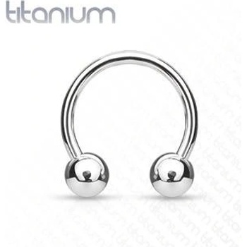Šperky4U piercing podkova titan TIT1111-121033