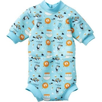 Splash About Baby body Zvířátka modrá