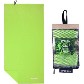 Spokey SIROCCO M Rychleschnoucí ručník 40 x 80 cm zelený s odnímatelnou sponou K839556