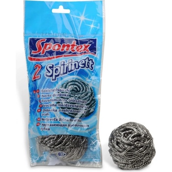 Spontex 2 Spirinett nerezová drátěnka 18g 2 ks