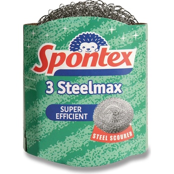 Spontex 3 Steelmax pletená ocelová drátěnka 12 g 3 ks