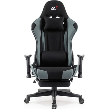 Sracer R7 s područkami a podnožkou nosnost 130 kg černá-šedá