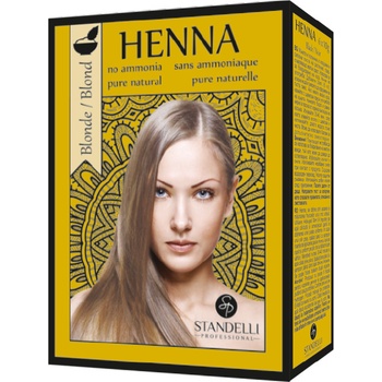 Standelli professional Henna 100% přírodní barva na vlasy Blond 6 x 10 ml
