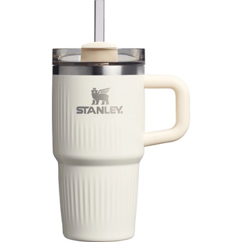 Stanley The Quencher Cup H2.0 Fluted Tumbler 600 ml 20oz Cream Gloss
