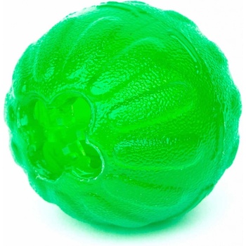 Starmark Silikonový míček s otvorem na krmivo M-L