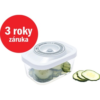 STATUS skleněná vakuová dóza 0,5l 181050 bílá