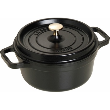 Staub Litinový hrnec s poklicí Cocotte černá 20 cm / 2,2 l 1102025