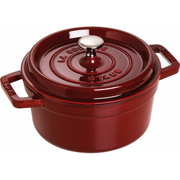 Staub Litinový hrnec s poklicí Cocotte, grenadina, 24 cm / 3,8 l 1102487