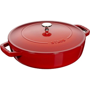 Staub Litinový kastrol s poklicí Chistera, višňová, 28 cm 12612806