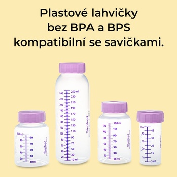 Sterifeed jednorázová plastová kojenecká láhev transparentní 100 ml