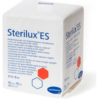 Sterilux gáza nesterilní 8vrst. 10 x 10cm 100 ks