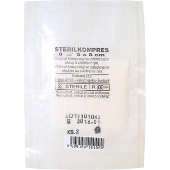 Steriwund gáza hydrofilní kompresy sterilní 5 x 5cm/2 ks