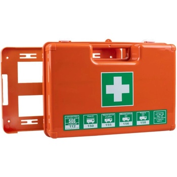 Steriwund Plastová nástěnná lékárnička na zeď vybavená pro 30 osob