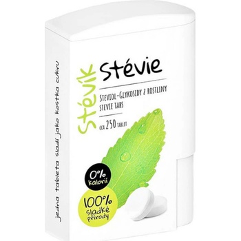 Stévik Stevia tablety 250ks v dávkovači 15 g