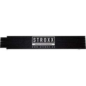 Stroxx Metr skládací dřevěný černý 2 m 19990