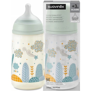 Suavinex kojenecká láhev Dreams modrá 270 ml