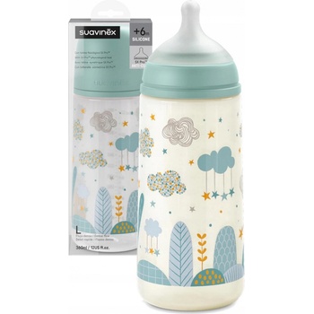 Suavinex kojenecká láhev Dreams modrá 360 ml