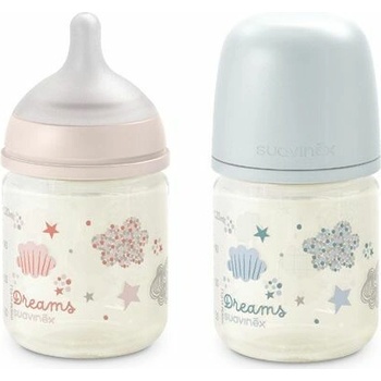 Suavinex láhev sklo Dreams fyziologická SX Pro růžová 120ml
