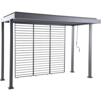 Sunfun Pergola s nastavitelnou střechou BBQ, 3,4 × 1,6 m, 2,35 m, antracit GFA40037D