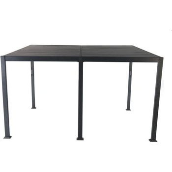 Sunfun Pergola s nastavitelnou střechou Palma, 4 x 3 m, černá, antracit GFA00728A