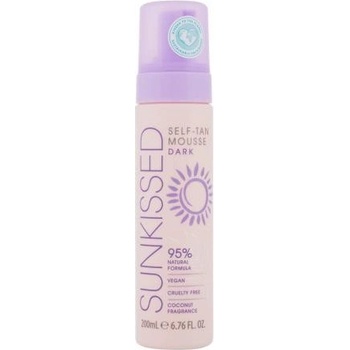 Sunkissed samoopalovací pěna Dark (Self Tan Mousse) 200 ml