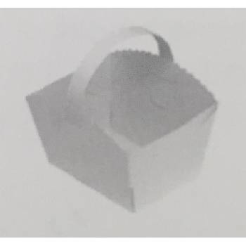 Svatební košíčky s ouškem 10x8x6cm (cena za 50ks)