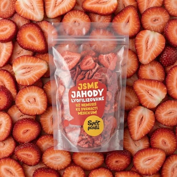 Svět Plodů Jahody plátky lyofilizované 500 g
