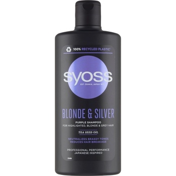 Syoss Blonde & Silver šampon pro zesvětlené blond a šedé vlasy 440 ml