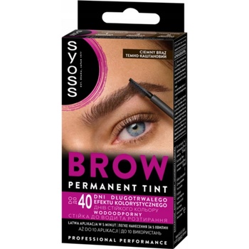 Syoss Brow Tint Tmavě hnědý 17 ml