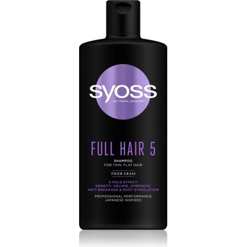 Syoss Intense Fullness šampon pro jemné vlasy pro objem a vitalitu 440 ml