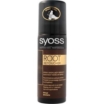 Syoss Root Retoucher hnědý sprej na odrosty 120 ml