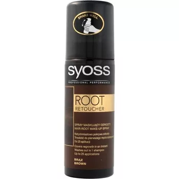 Syoss Root Retoucher hnědý sprej na odrosty 120 ml