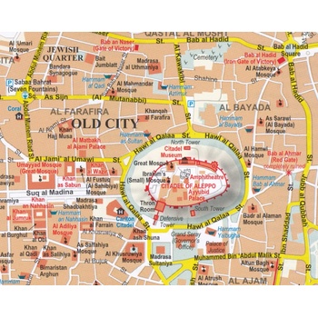 Sýrie & Libanon Syria & Lebanon 1:750t mapa GIZI