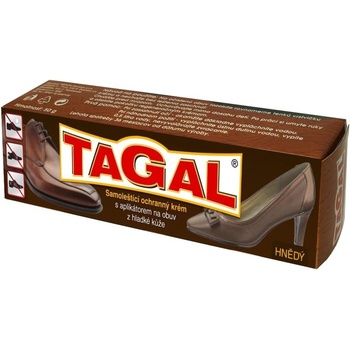 Tagal samolešticí ochranný krém na obuv hnědý 50 g