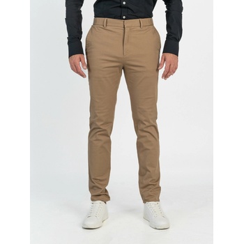 TallGuys pánské prodloužené Chino kalhoty Brown