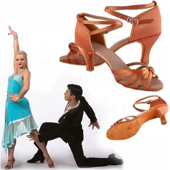 Taneční boty Latino Sals tmavě hnědá