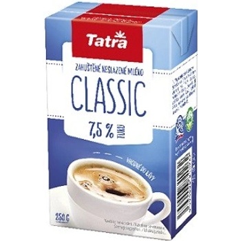 Tatra Classic Zahuštěné neslazené mléko 7,5% 250 g