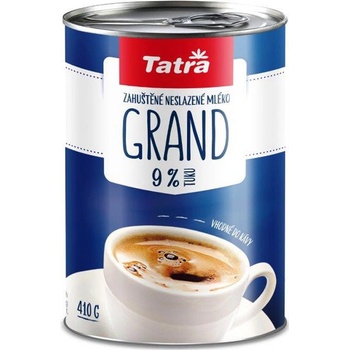 Tatra Grand Kondenzované neslazené mléko 9% 410 g