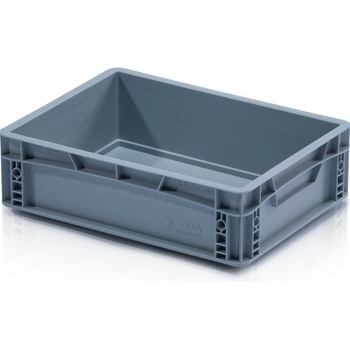 TBA Plastová Euro přepravka 400 x 300 x 120 cmmm plný úchyt