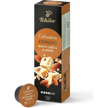 Tchibo Cafissimo Espresso bílá čokoláda & mandle 10 ks