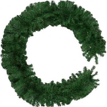 tectake 403318 Vánoční girlanda zelená Polyvinylchlorid