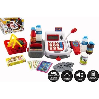 Teddies Digitální pokladna plast 30cm s doplňky