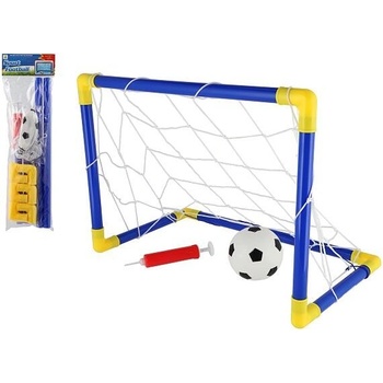 Teddies Fotbalová branka plast 44x31cm s míčkem a pumpičkou